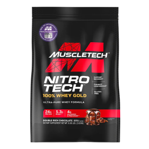 MUSCLETECH NITRO TECH WHEY GOLD 8LB D.R CHOC