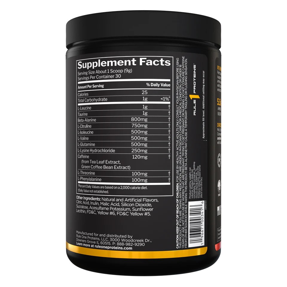 Rule1 Energized Amino 30Servings
