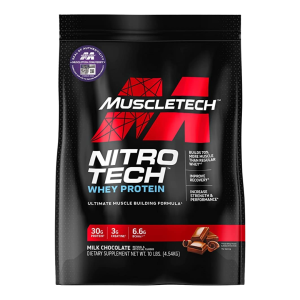 MUSCLETECH NITRO TECH WHEY PROTEIN 10LB