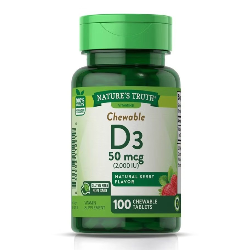 NT D3 2000IU 50MCG CHEW 100TAB
