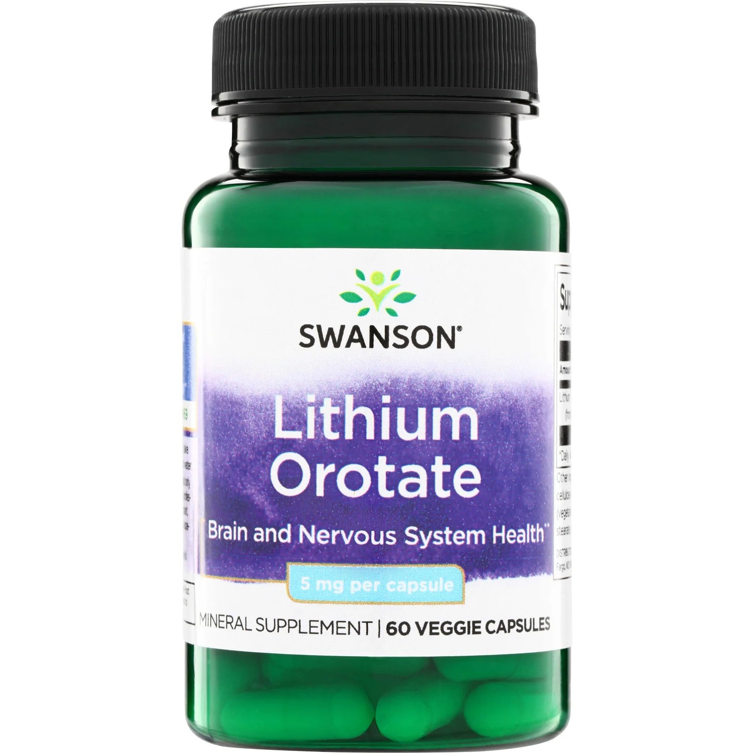 SW LITHIUM OROTATE 5MG 60CAP