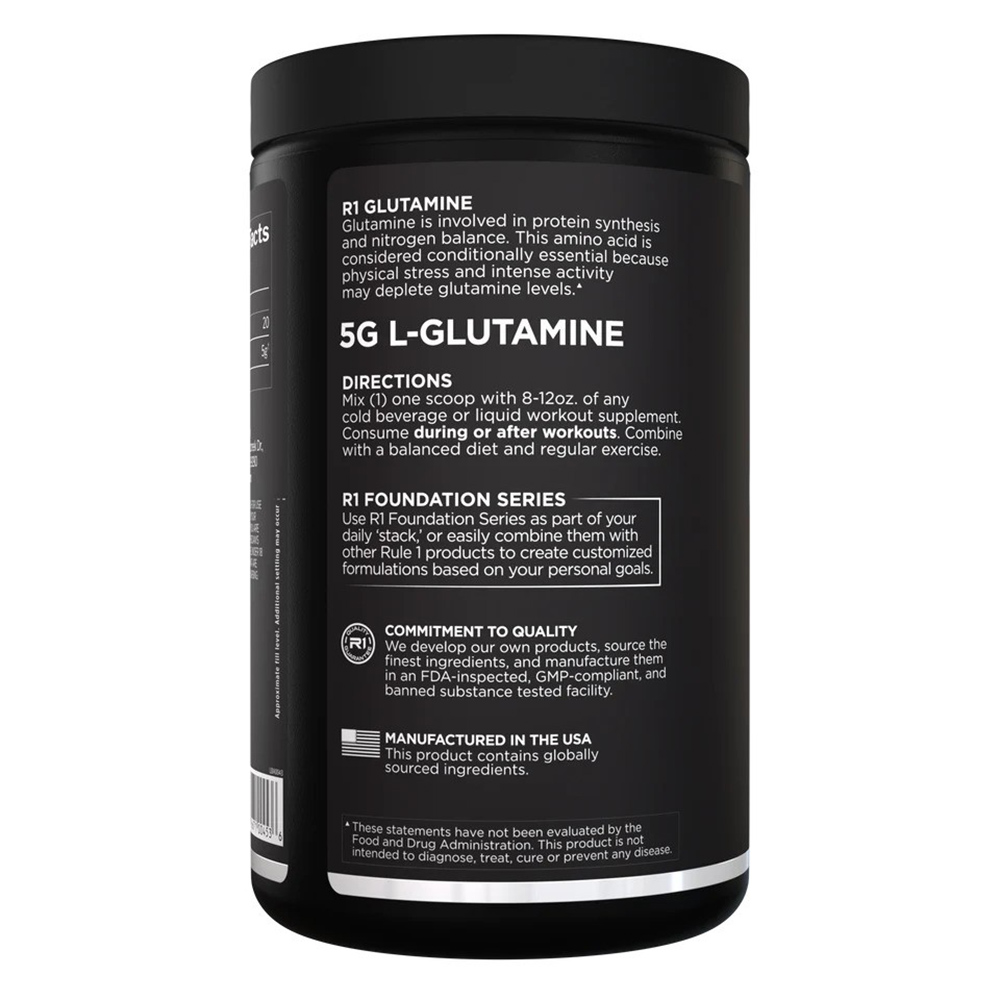 Rule1-Glutamine-Unflavored-75Srv